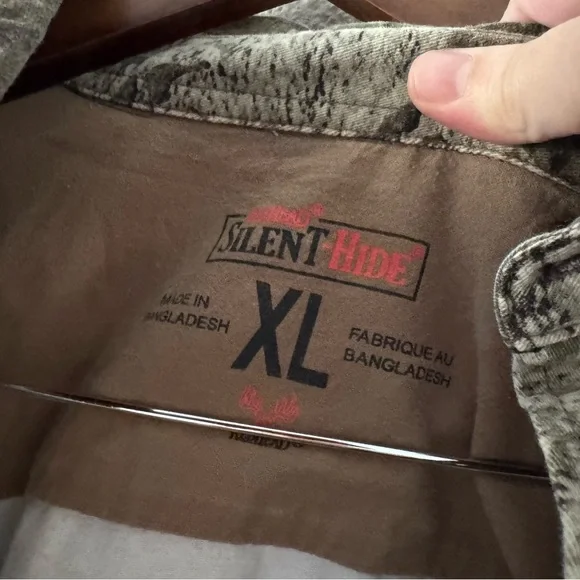 REDHEAD Silent-Hide Camo Button-Down Shirt XL True Timber Strata Outdoor Utility - Picture 6 of 16